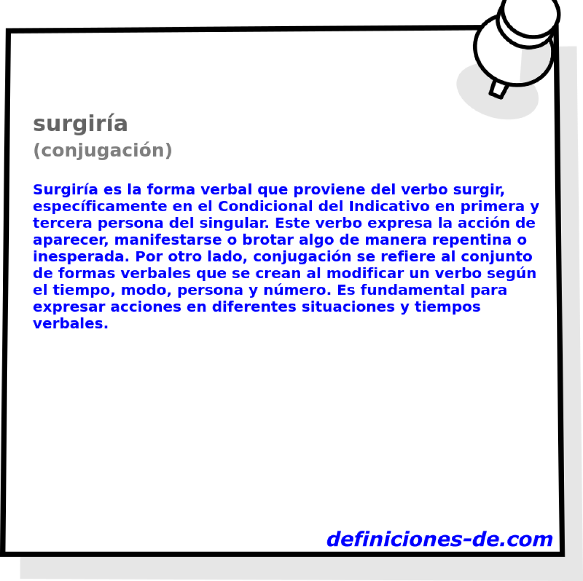 surgiría (conjugación)