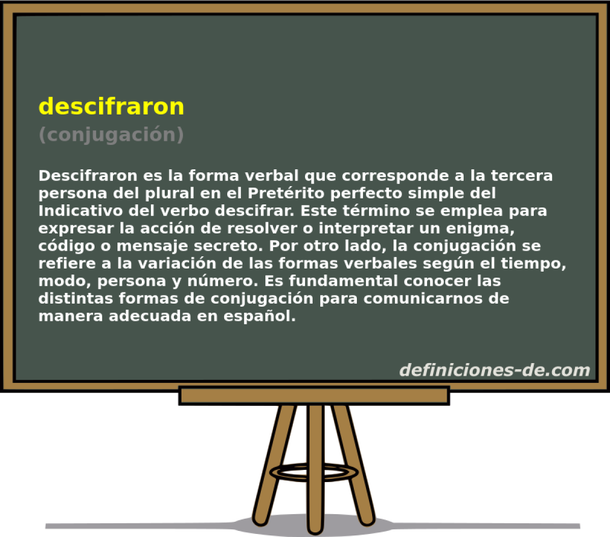 descifraron (conjugaci�n)