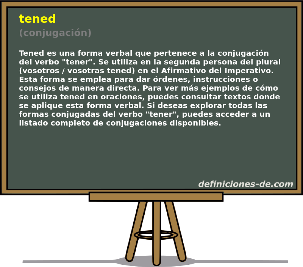 tened (conjugación)