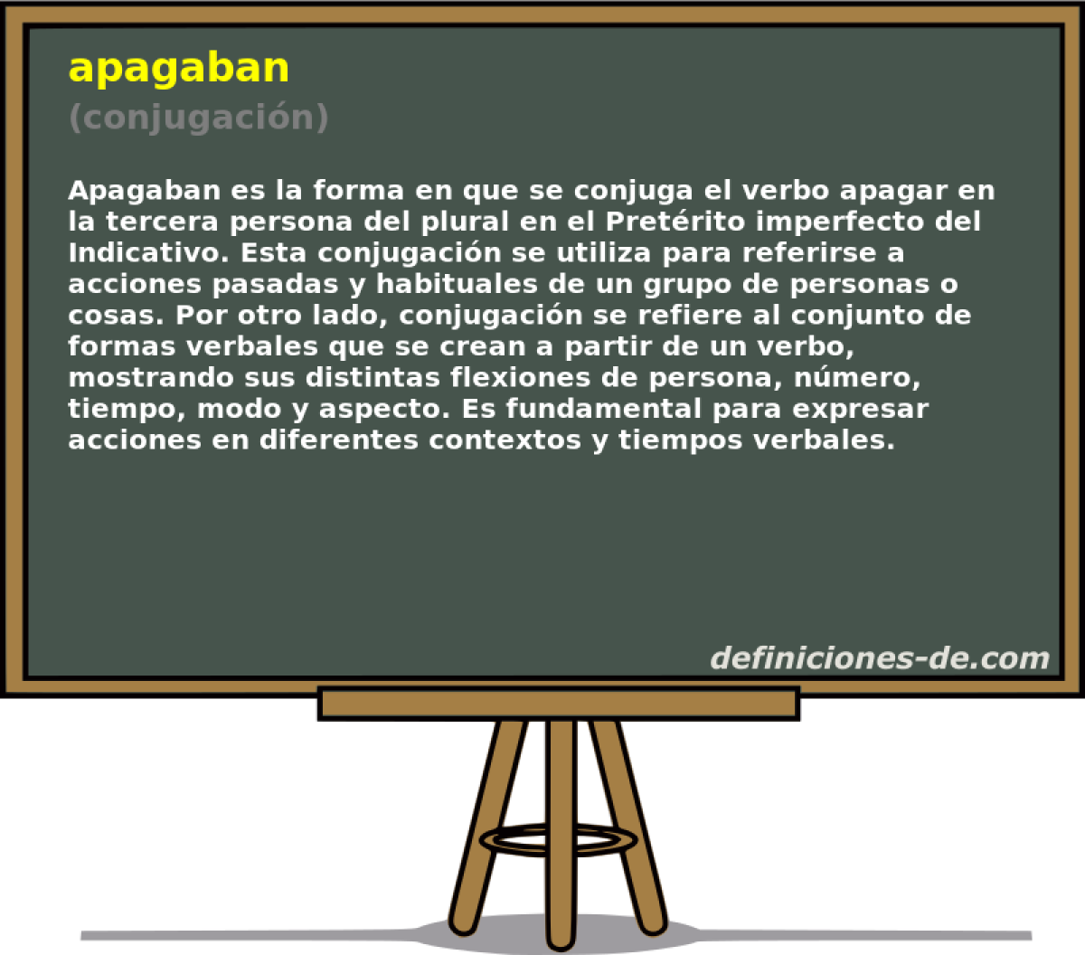 apagaban (conjugacin)