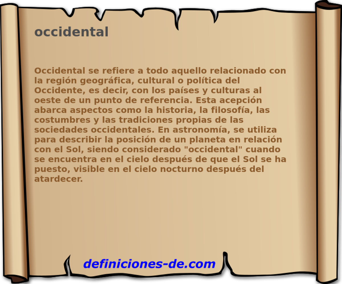 occidental 