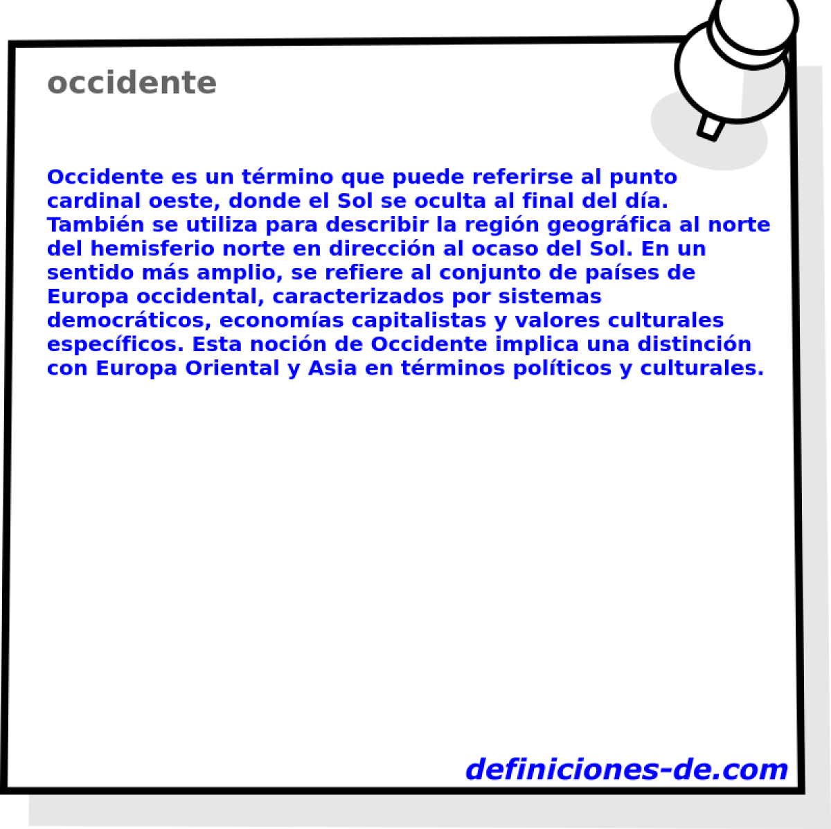 occidente 