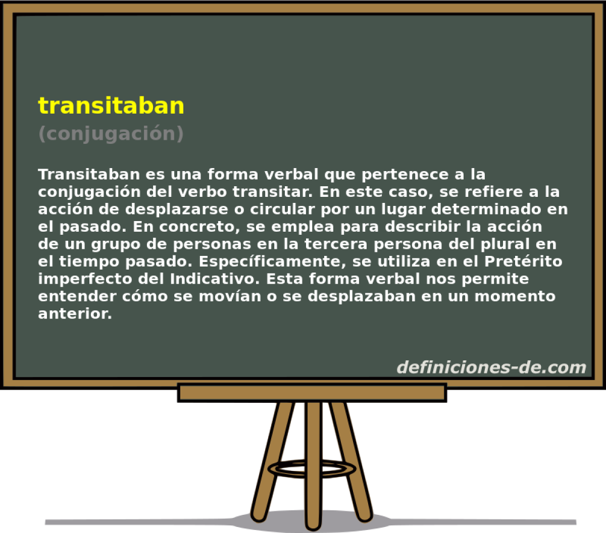 transitaban (conjugacin)
