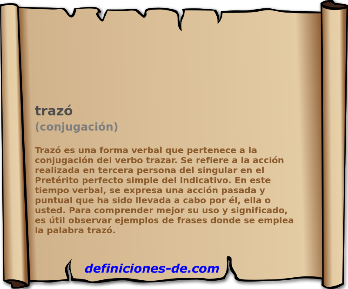 traz (conjugacin)