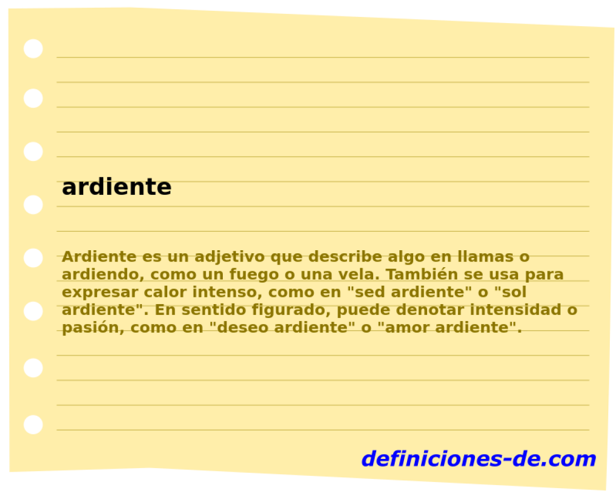 ardiente 