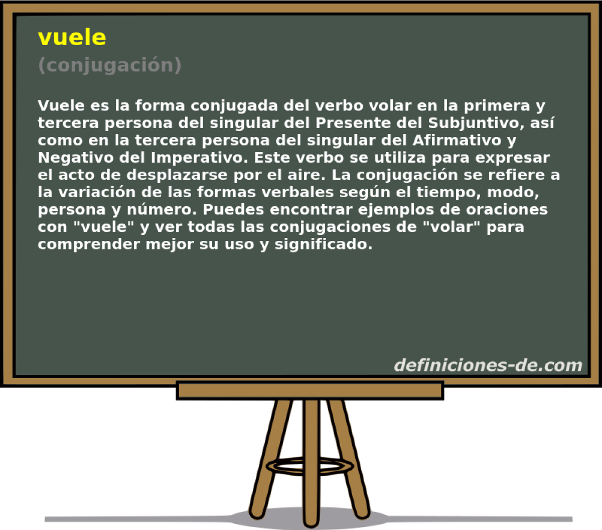 vuele (conjugaci�n)