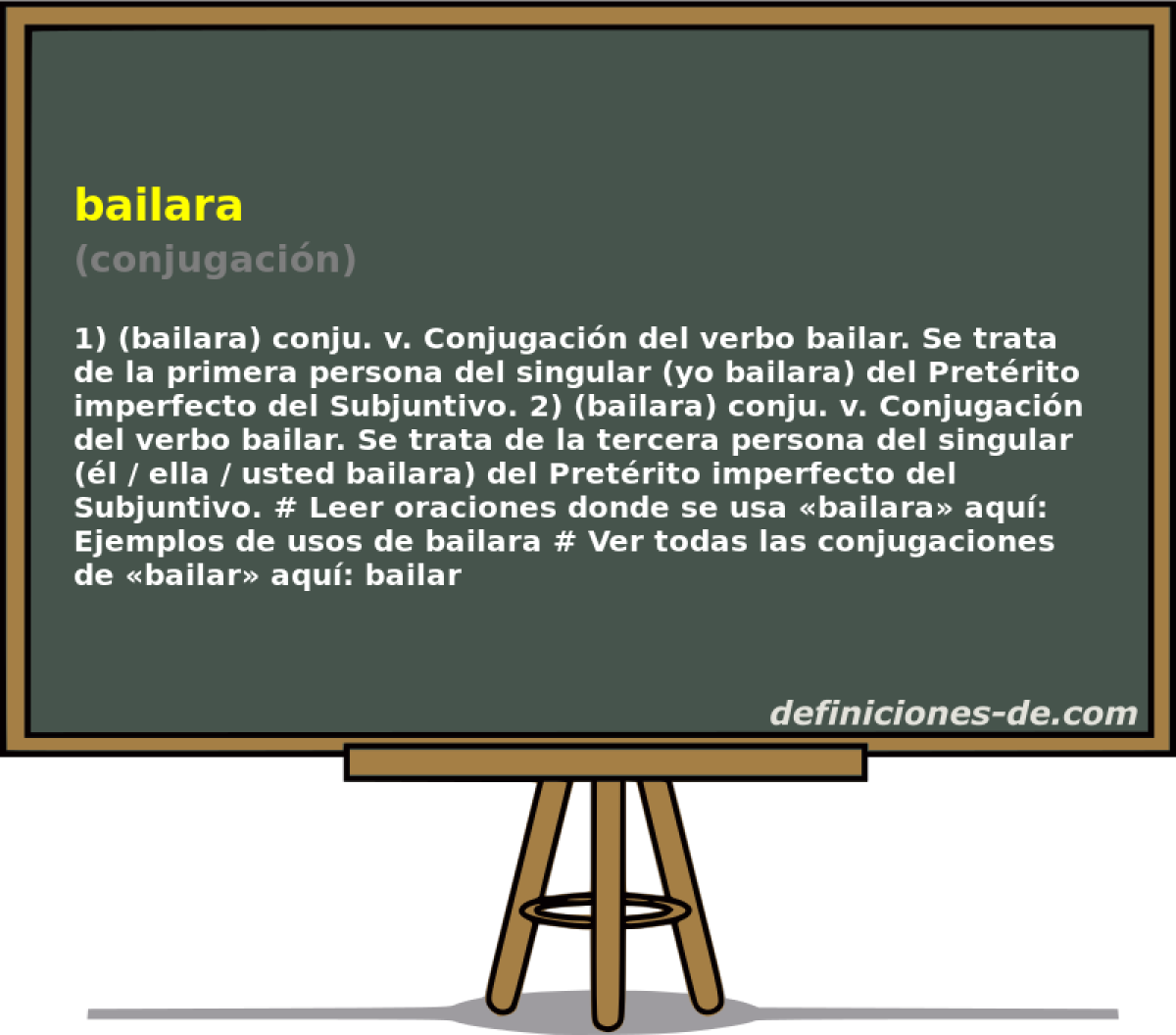 bailara (conjugacin)