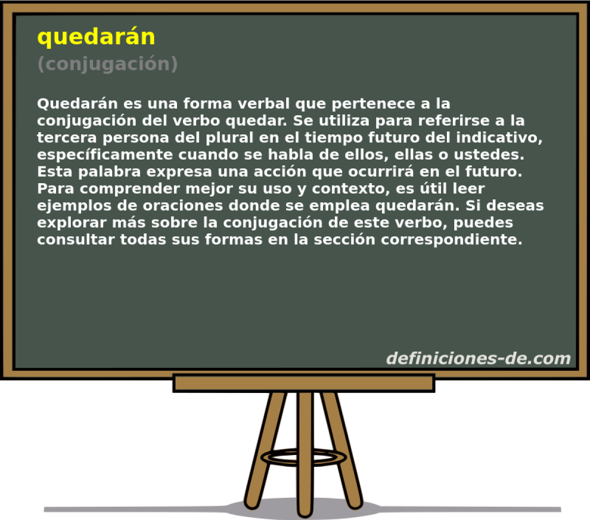 quedarán (conjugación)