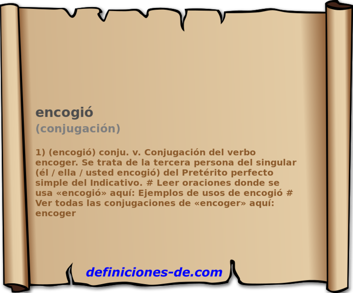 encogi (conjugacin)