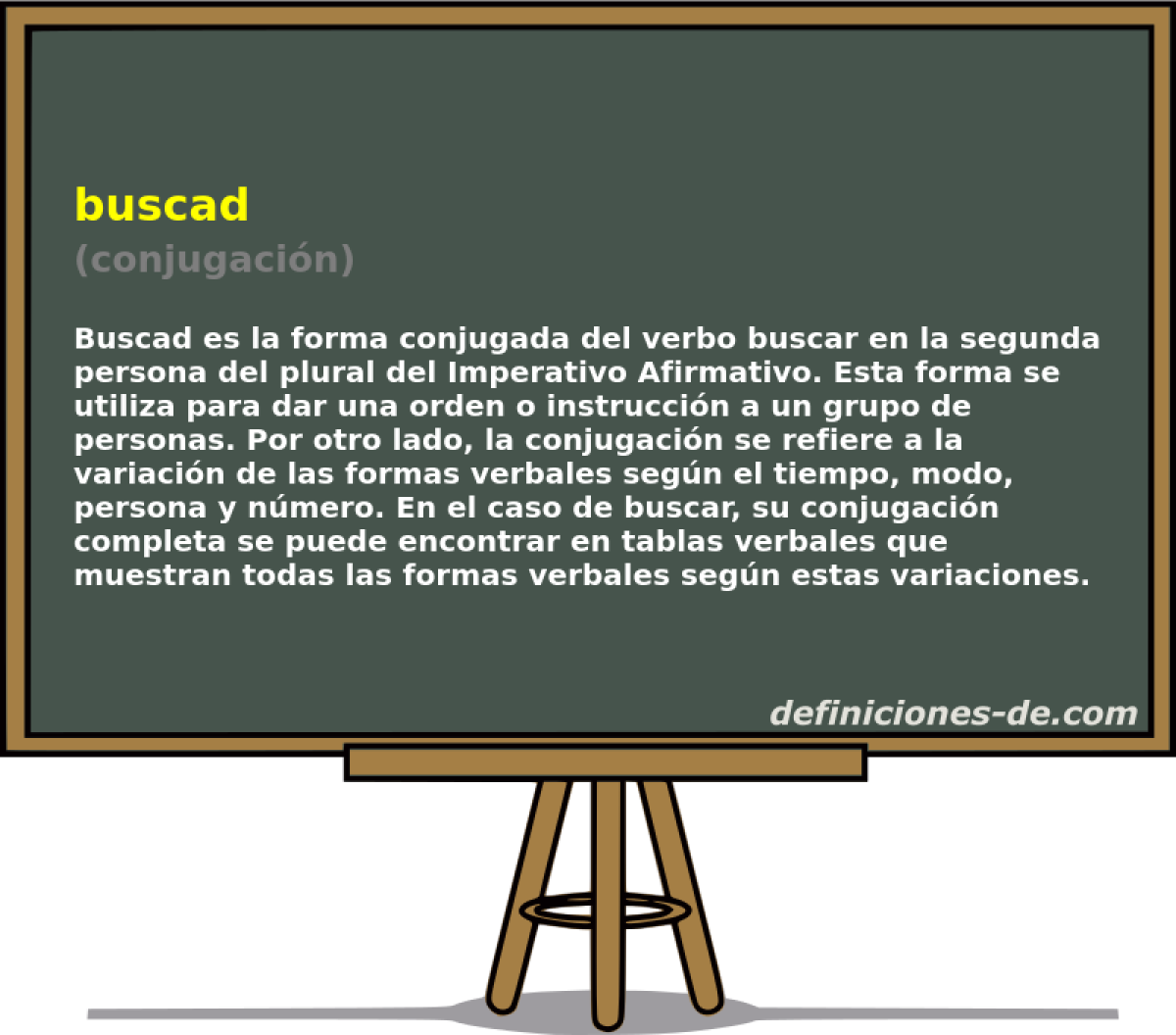 buscad (conjugaci�n)