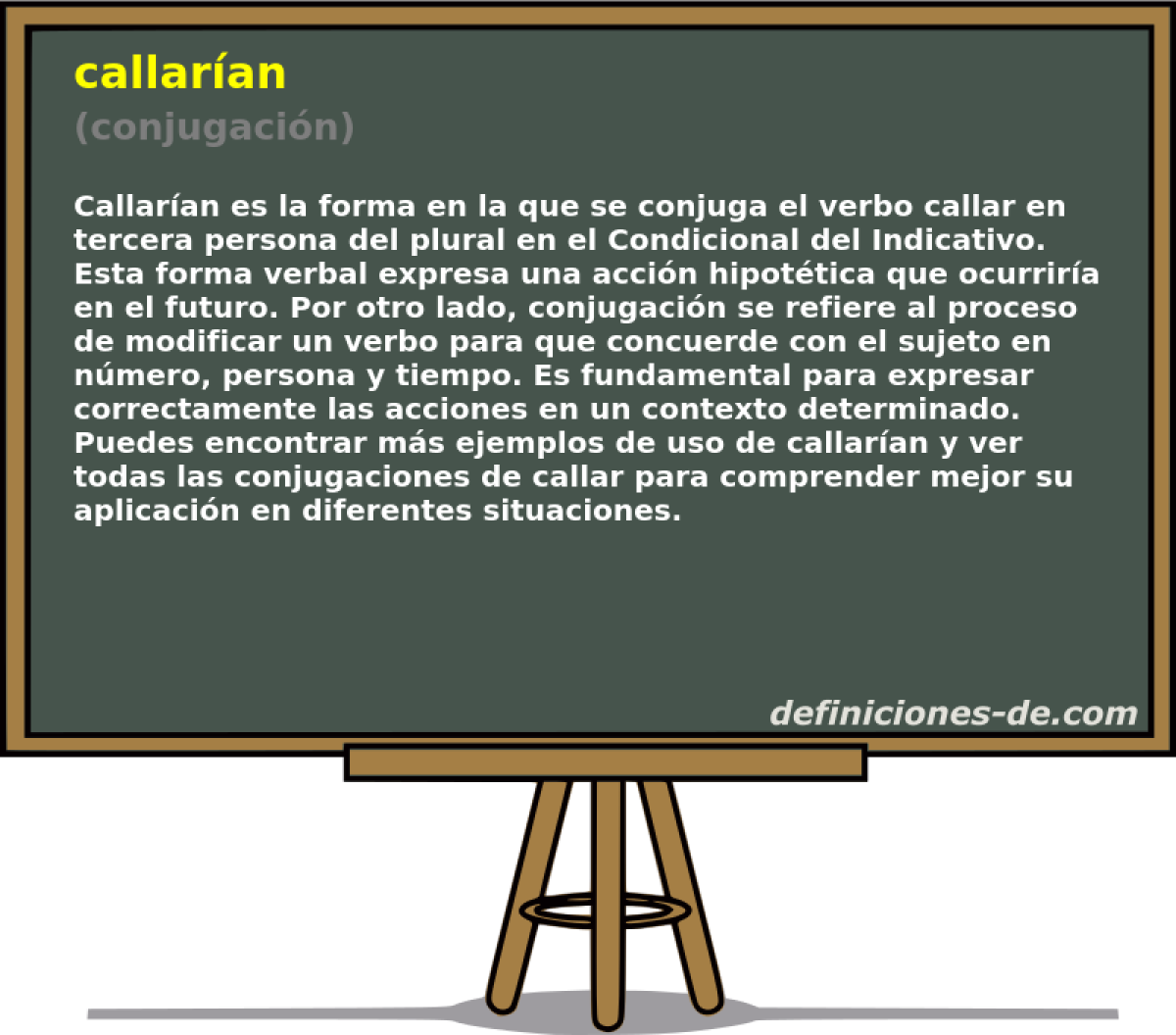 callarían (conjugación)