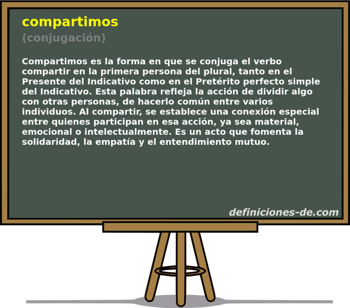 compartimos (conjugaci�n)