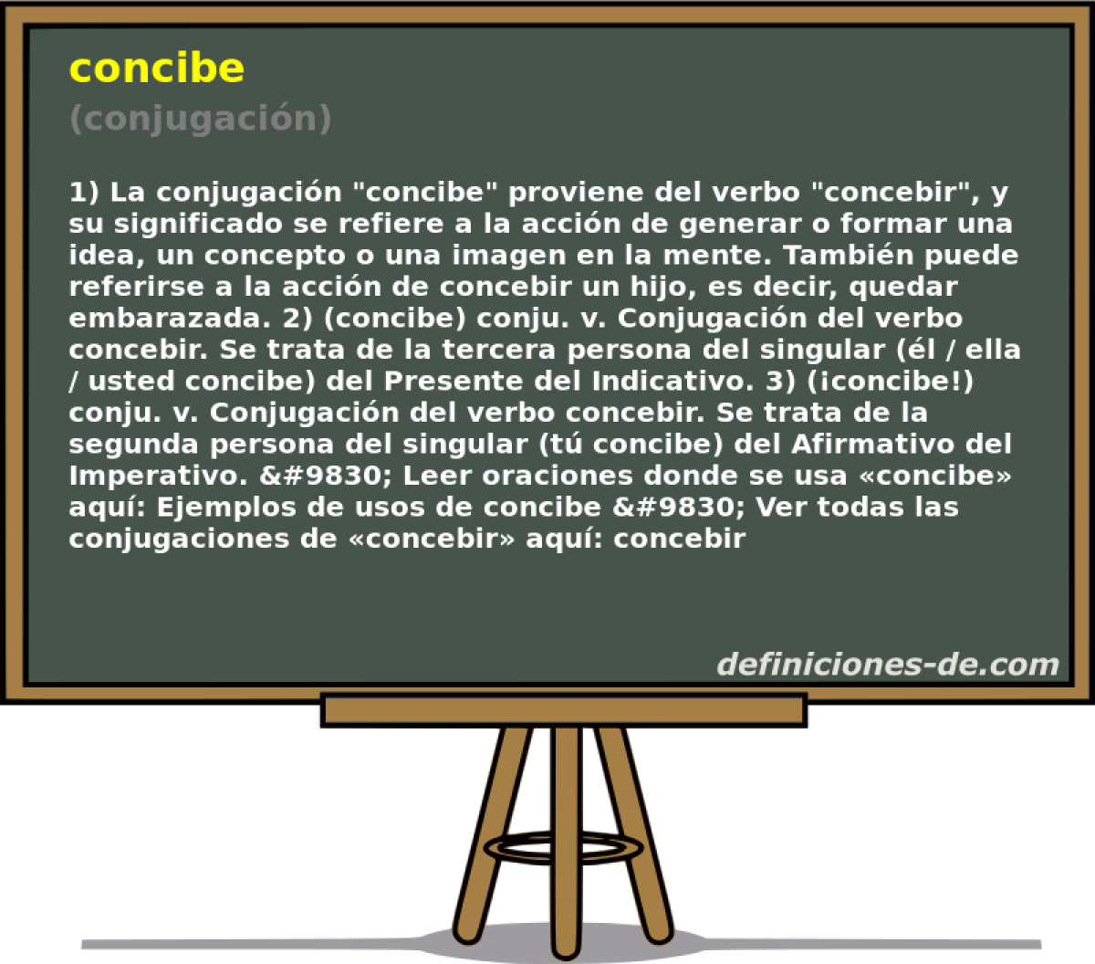 concibe (conjugacin)