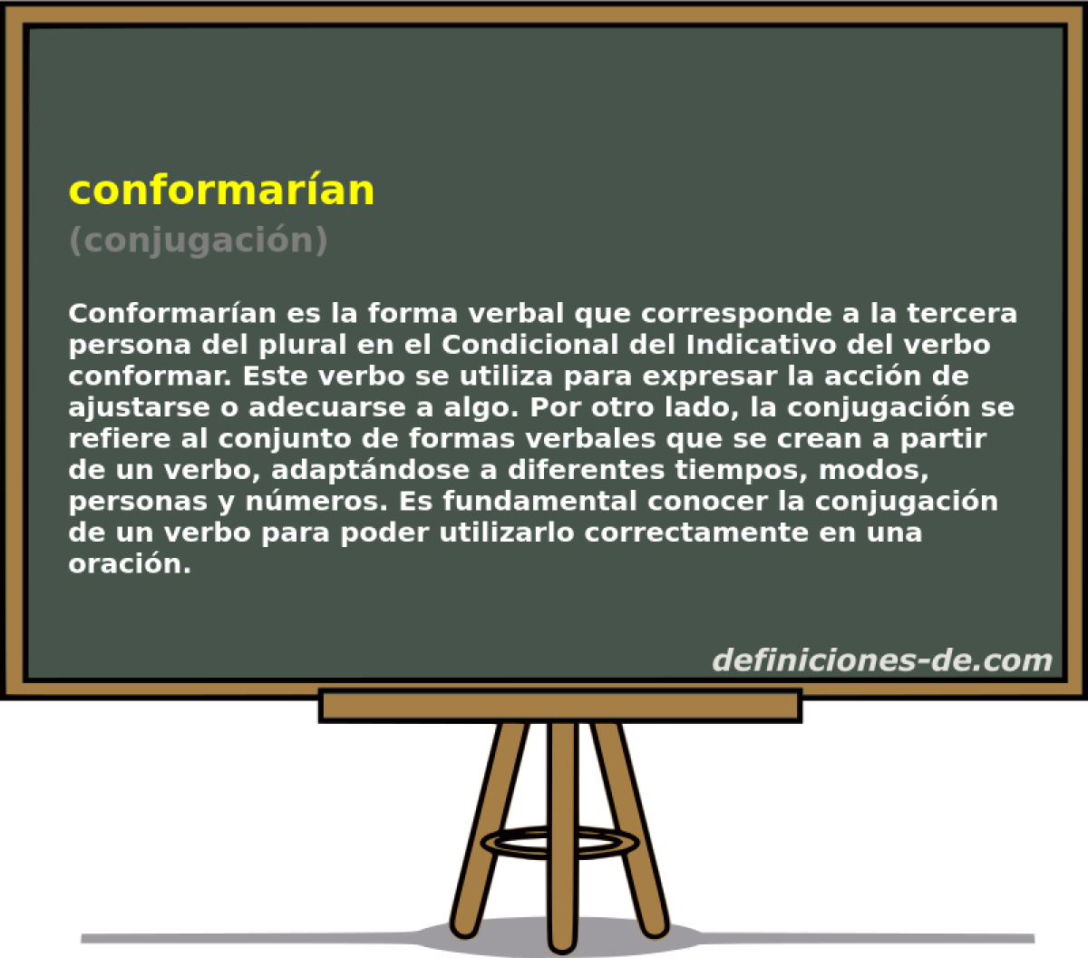 conformarían (conjugación)
