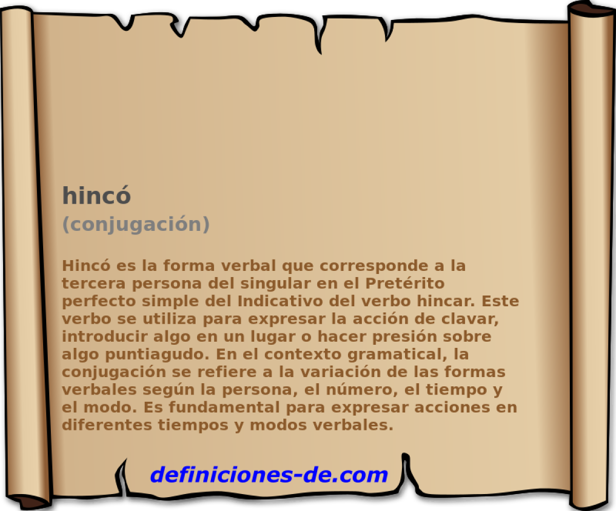 hinc (conjugacin)
