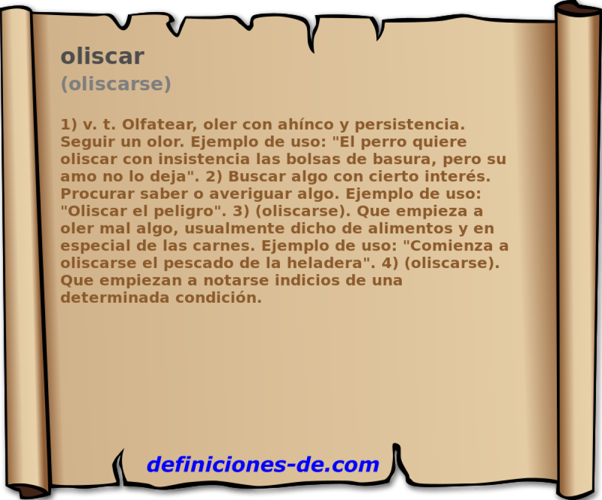 oliscar (oliscarse)