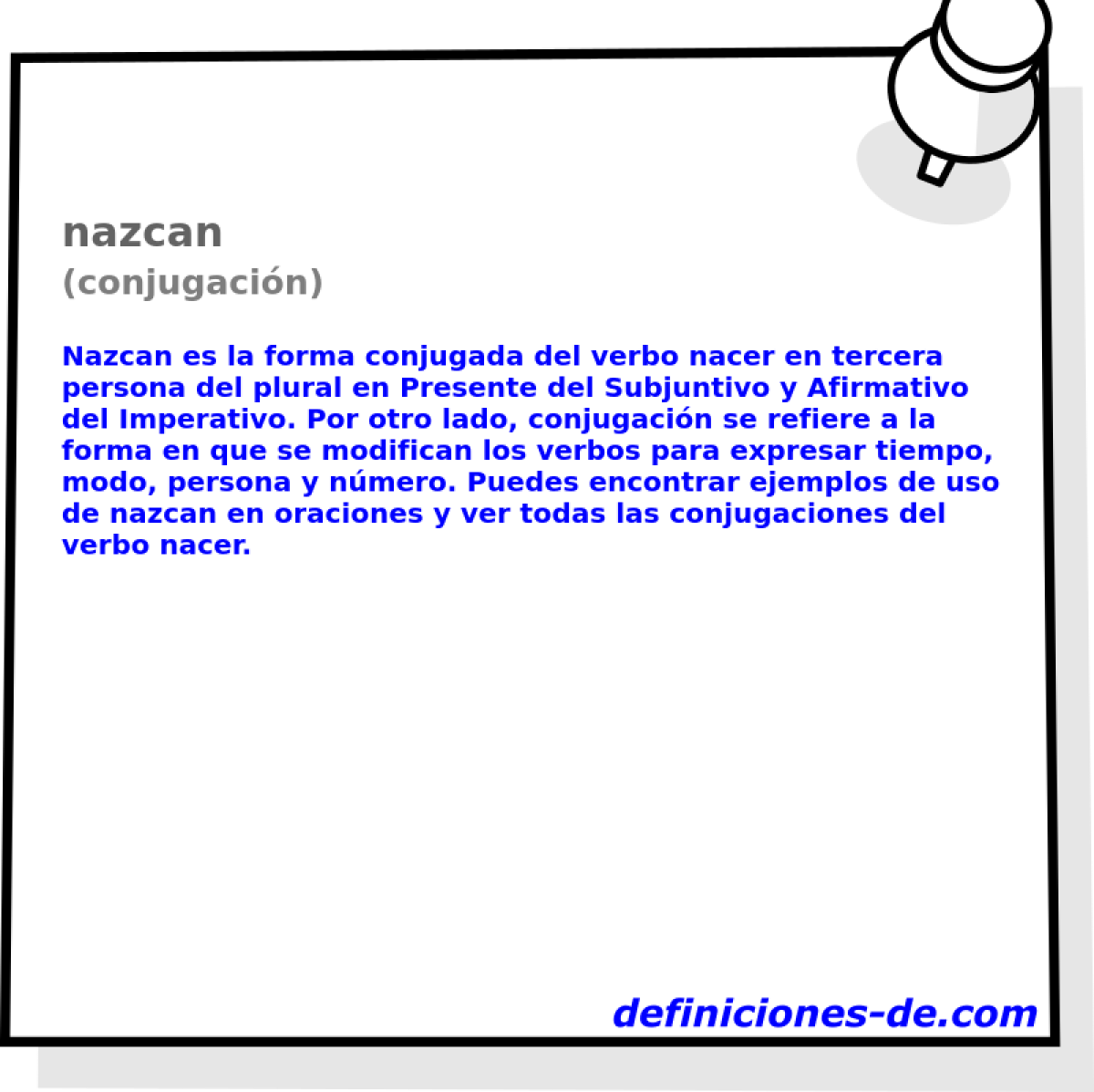 nazcan (conjugaci�n)