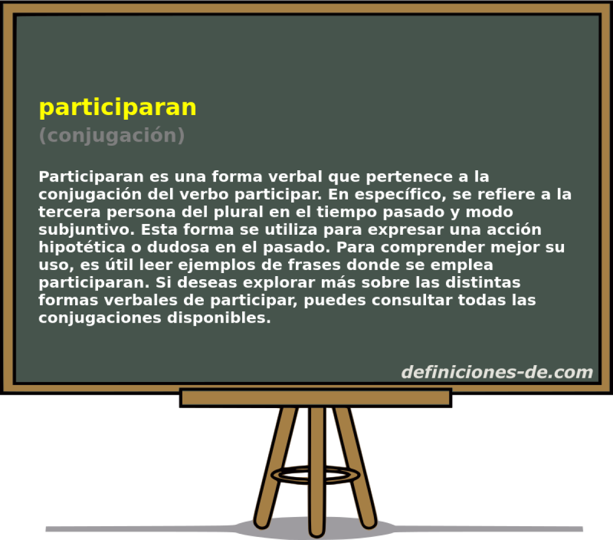 participaran (conjugaci�n)