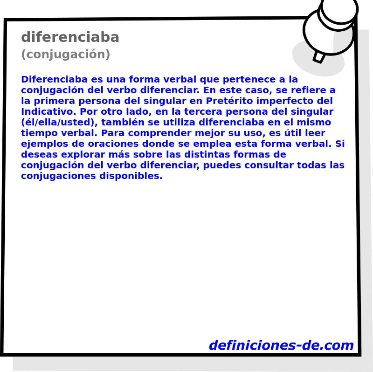 diferenciaba (conjugacin)