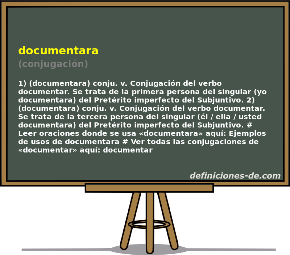 documentara (conjugacin)