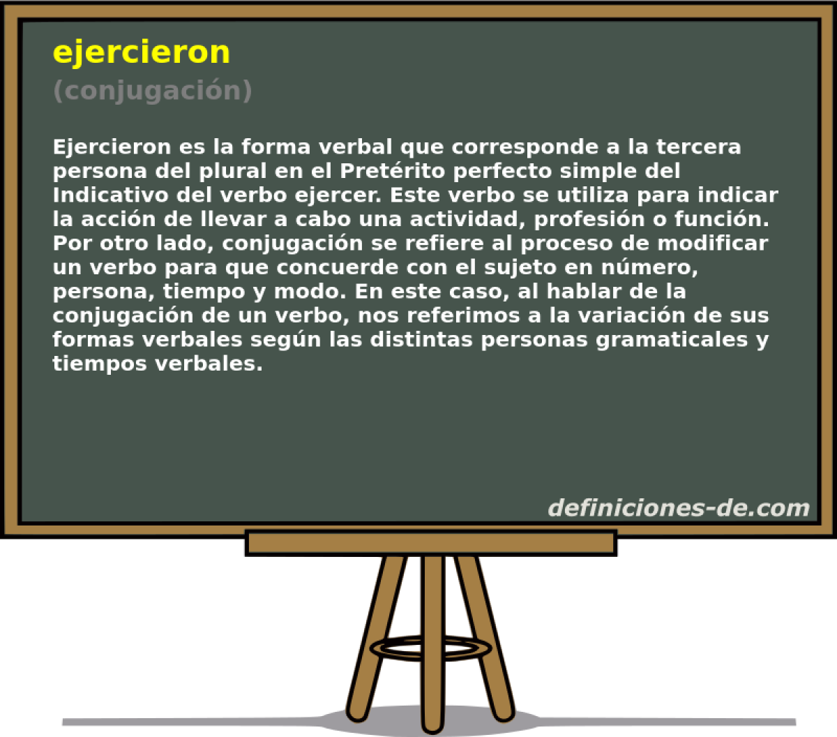 ejercieron (conjugación)