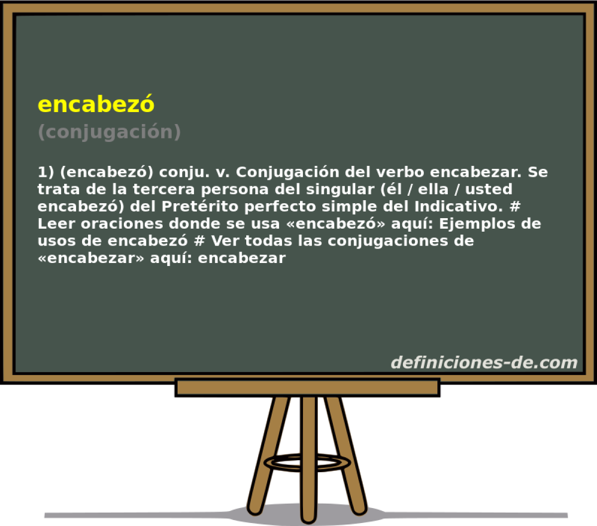 encabez (conjugacin)
