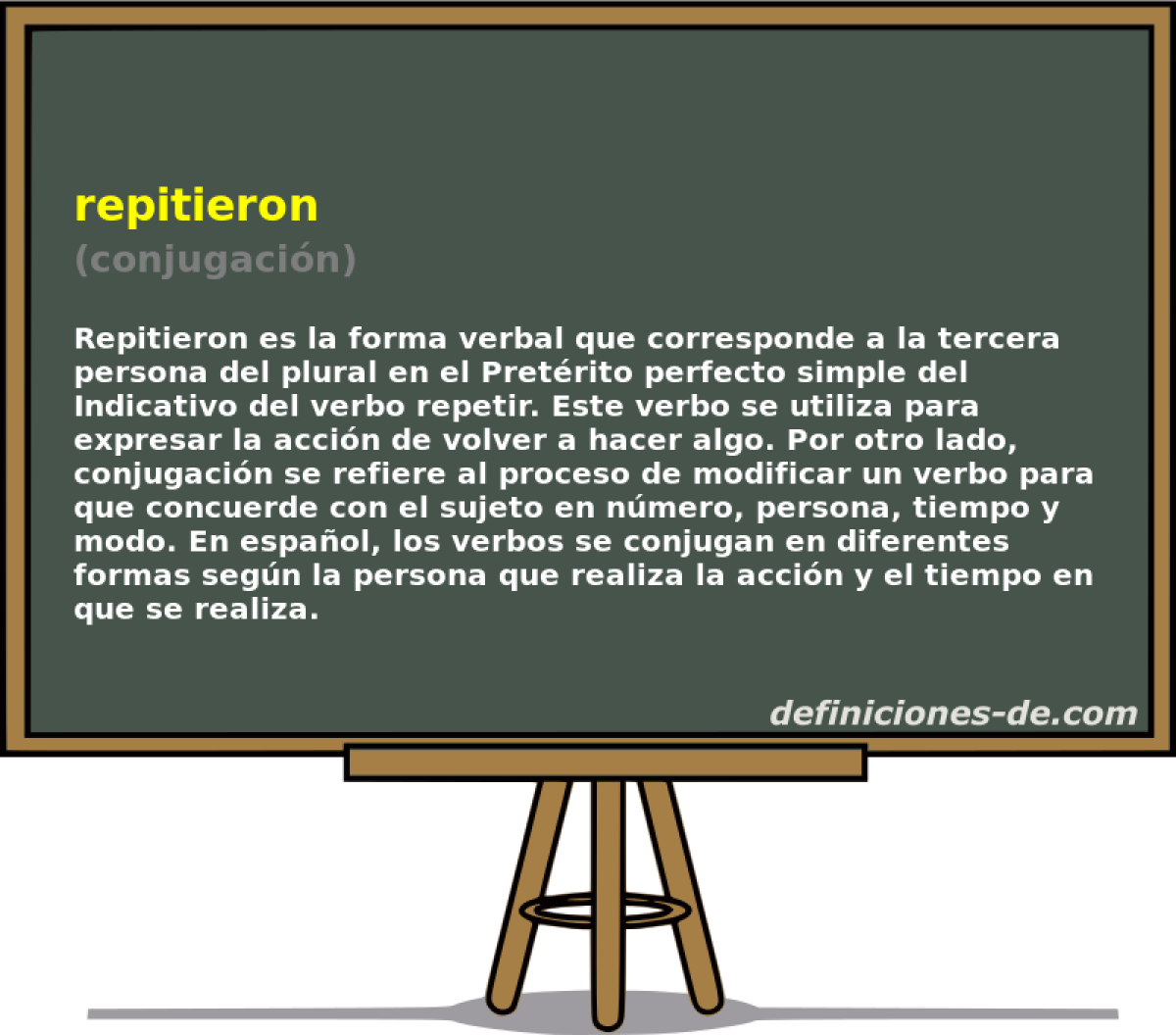 repitieron (conjugacin)