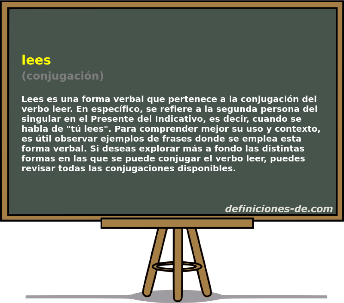 lees (conjugaci�n)