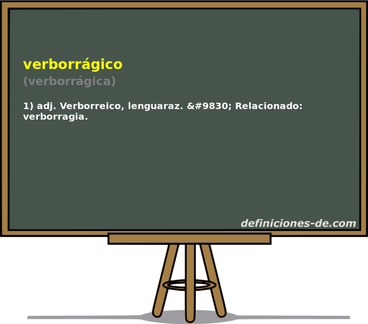 verborrgico (verborrgica)
