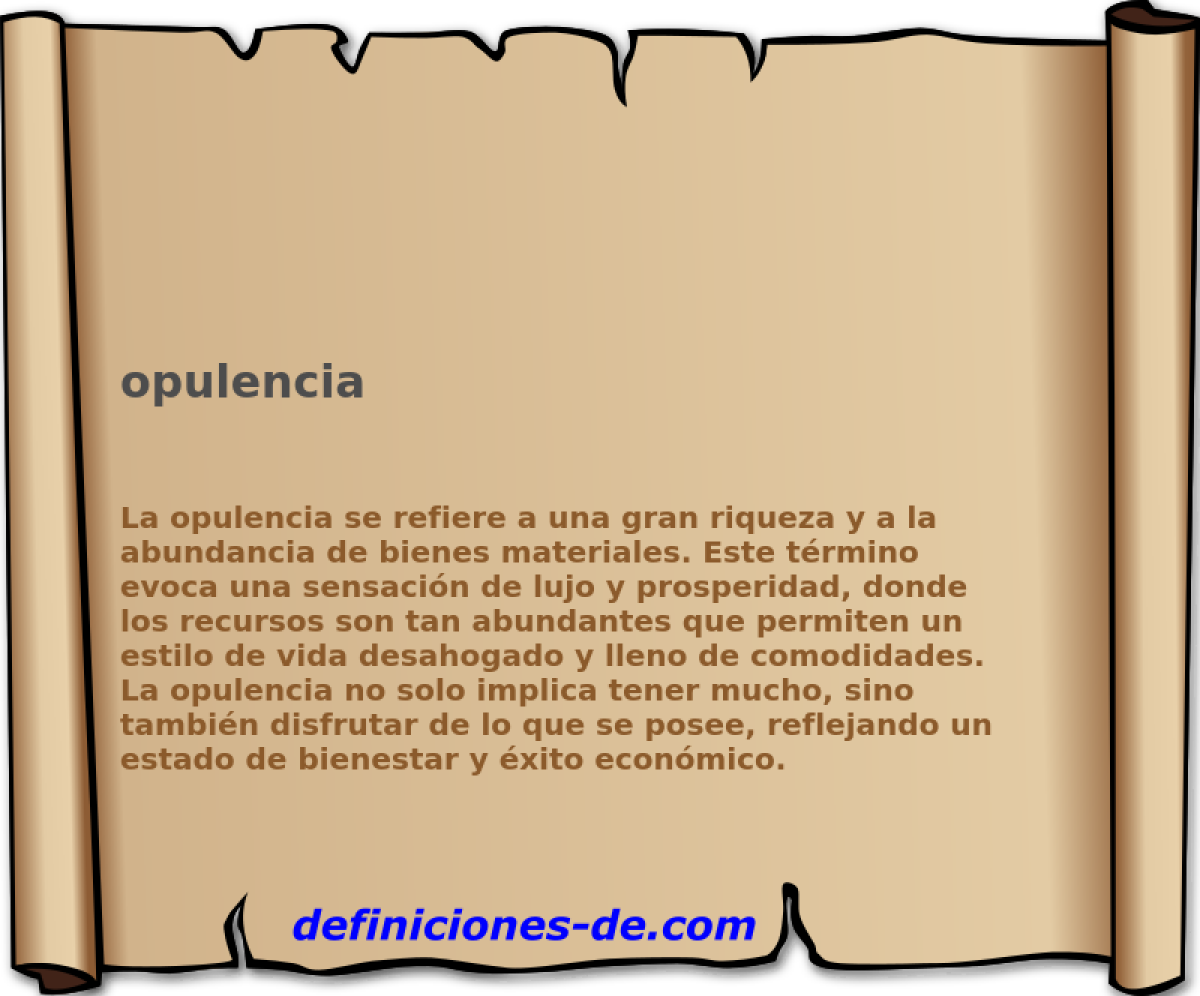 opulencia 