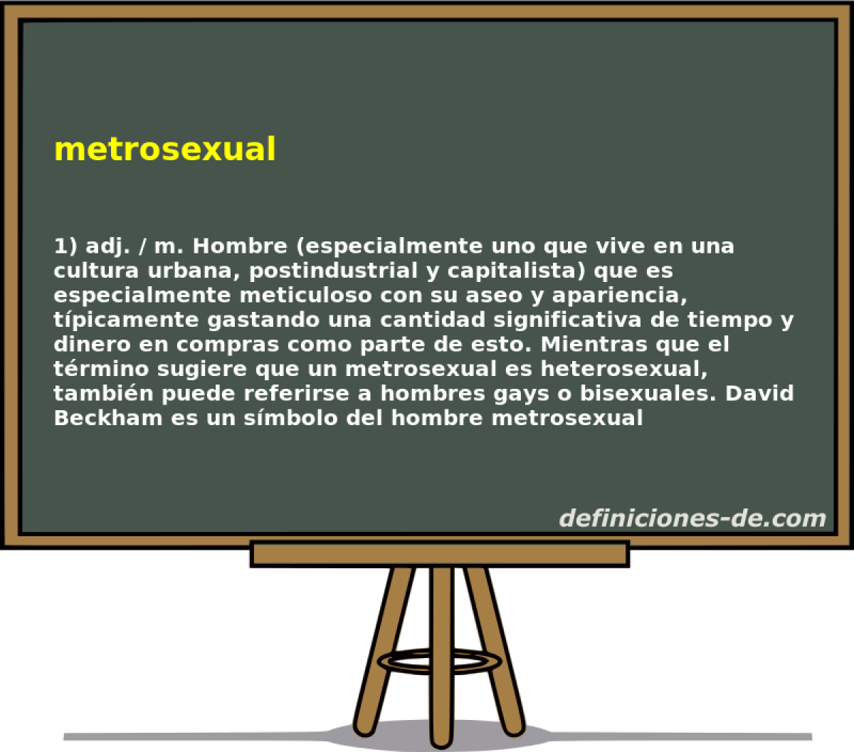 metrosexual 