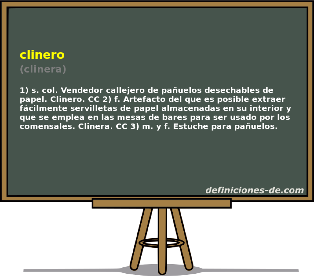 clinero (clinera)