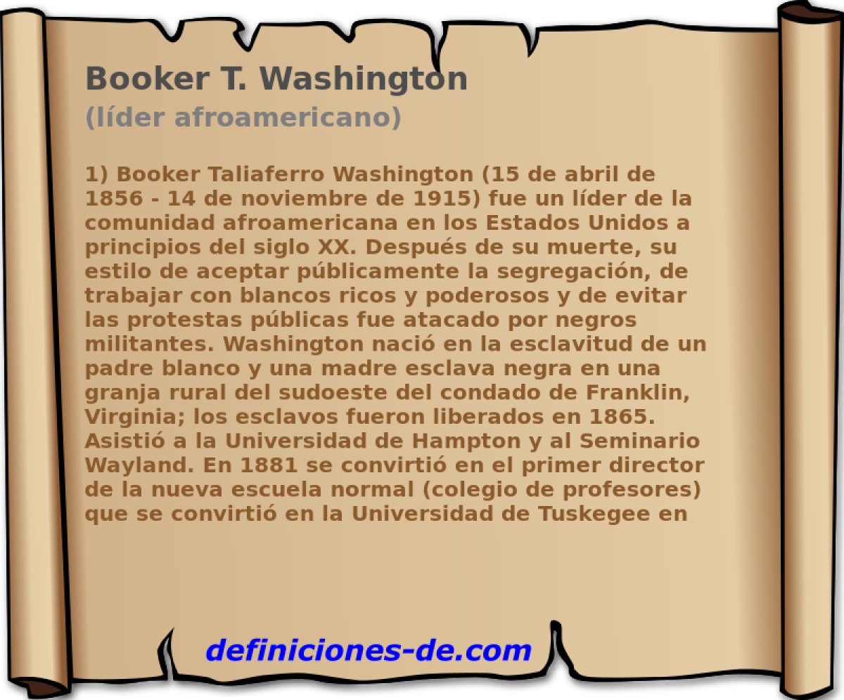 Booker T. Washington (lder afroamericano)