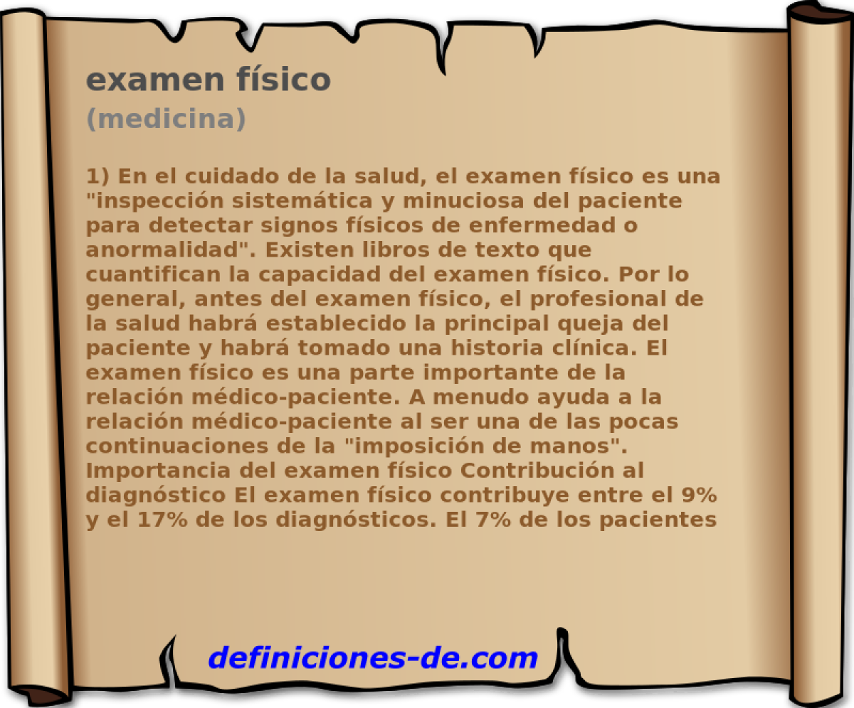 examen fsico (medicina)
