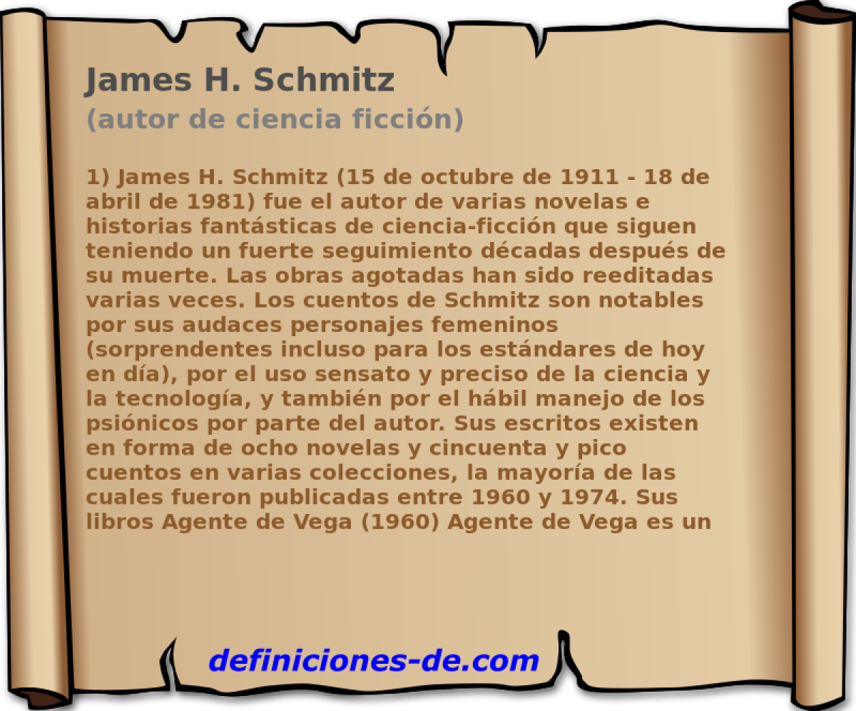 James H. Schmitz (autor de ciencia ficcin)