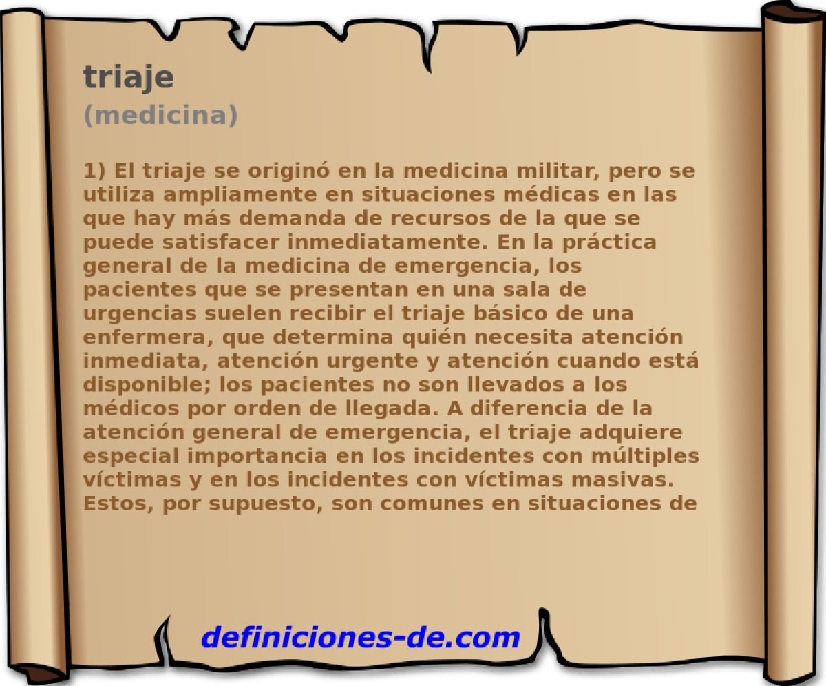 triaje (medicina)