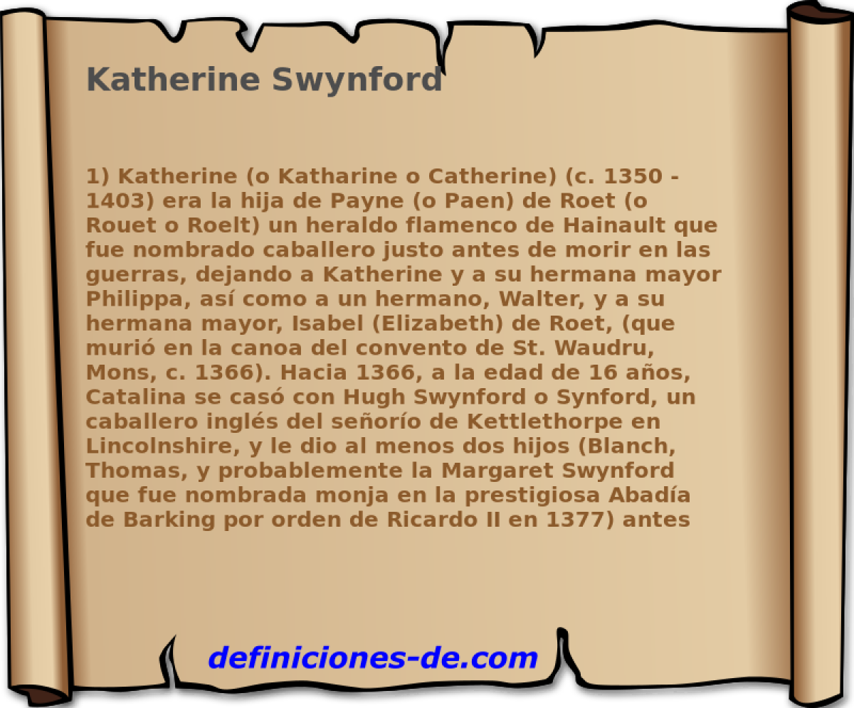 Katherine Swynford 
