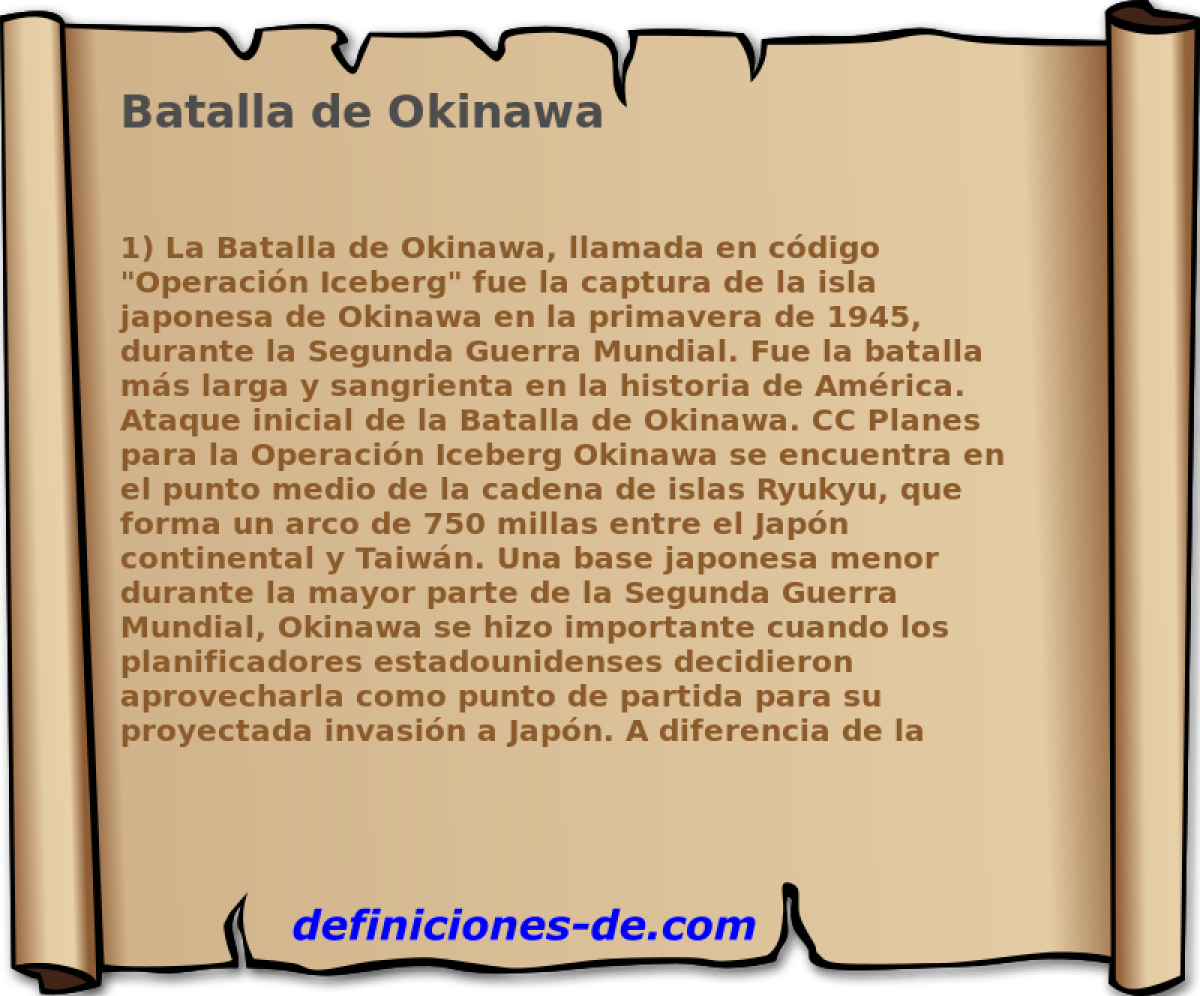 Batalla de Okinawa 