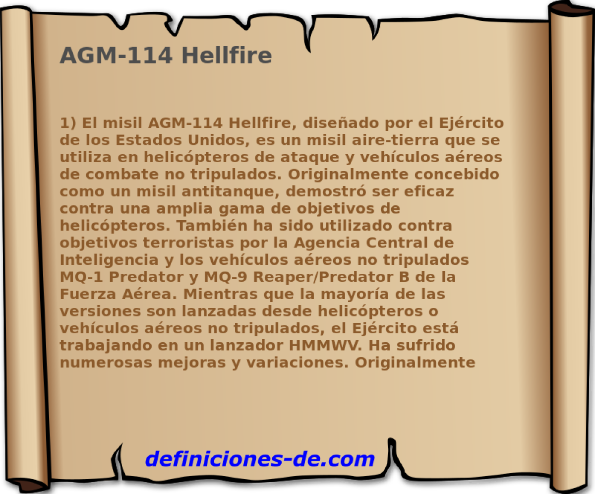 AGM-114 Hellfire 