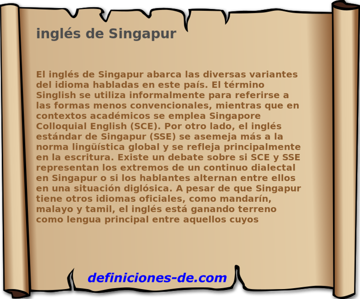 ingls de Singapur 