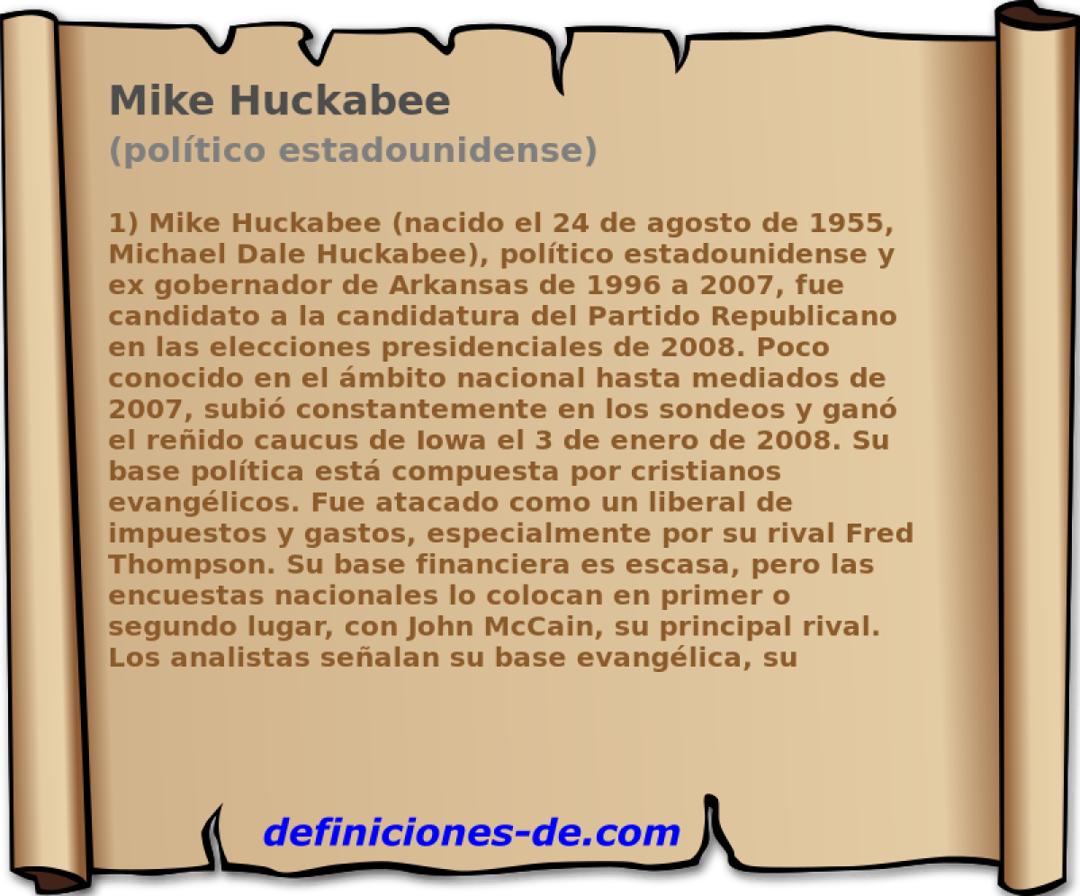 Mike Huckabee (poltico estadounidense)