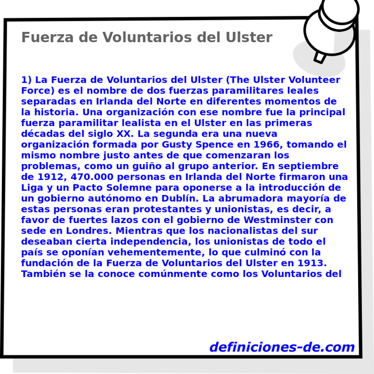 Fuerza de Voluntarios del Ulster 