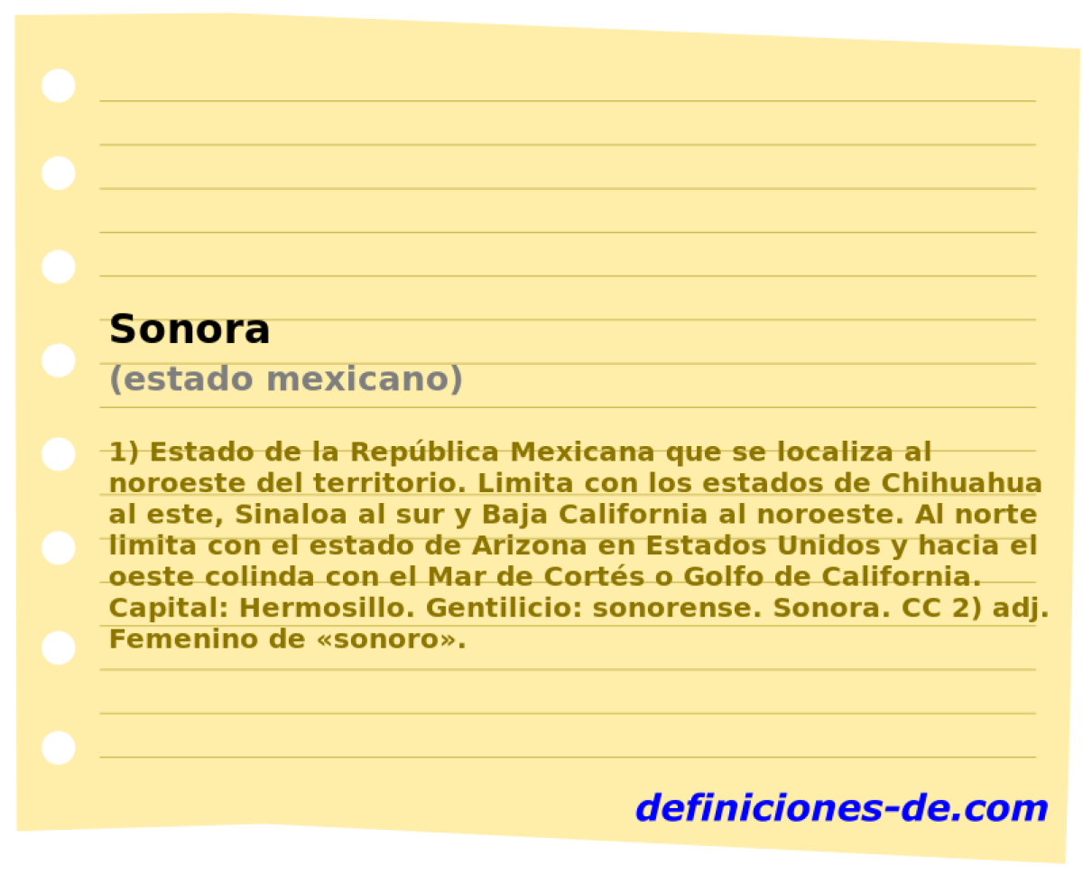 Sonora (estado mexicano)