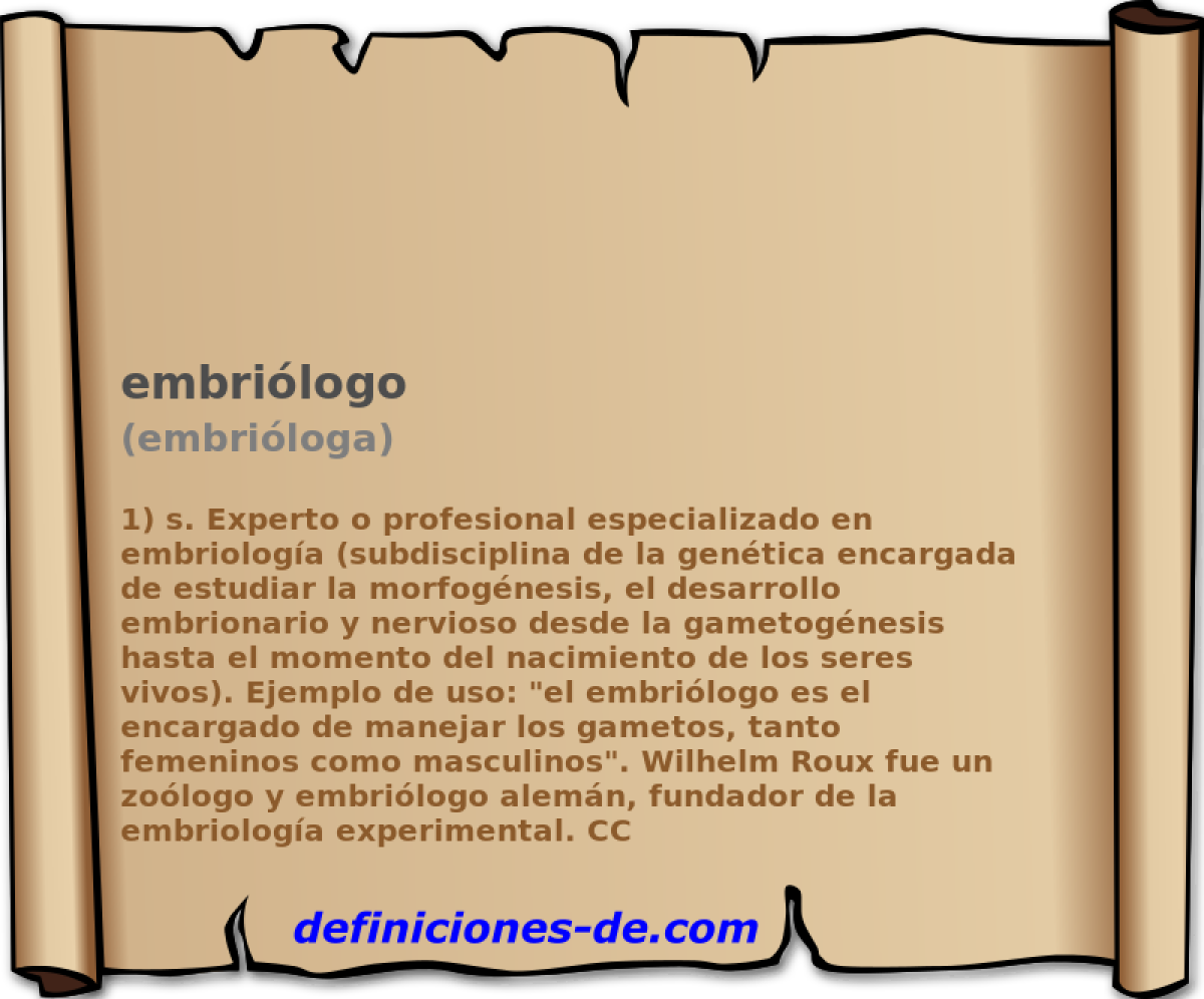 embrilogo (embriloga)
