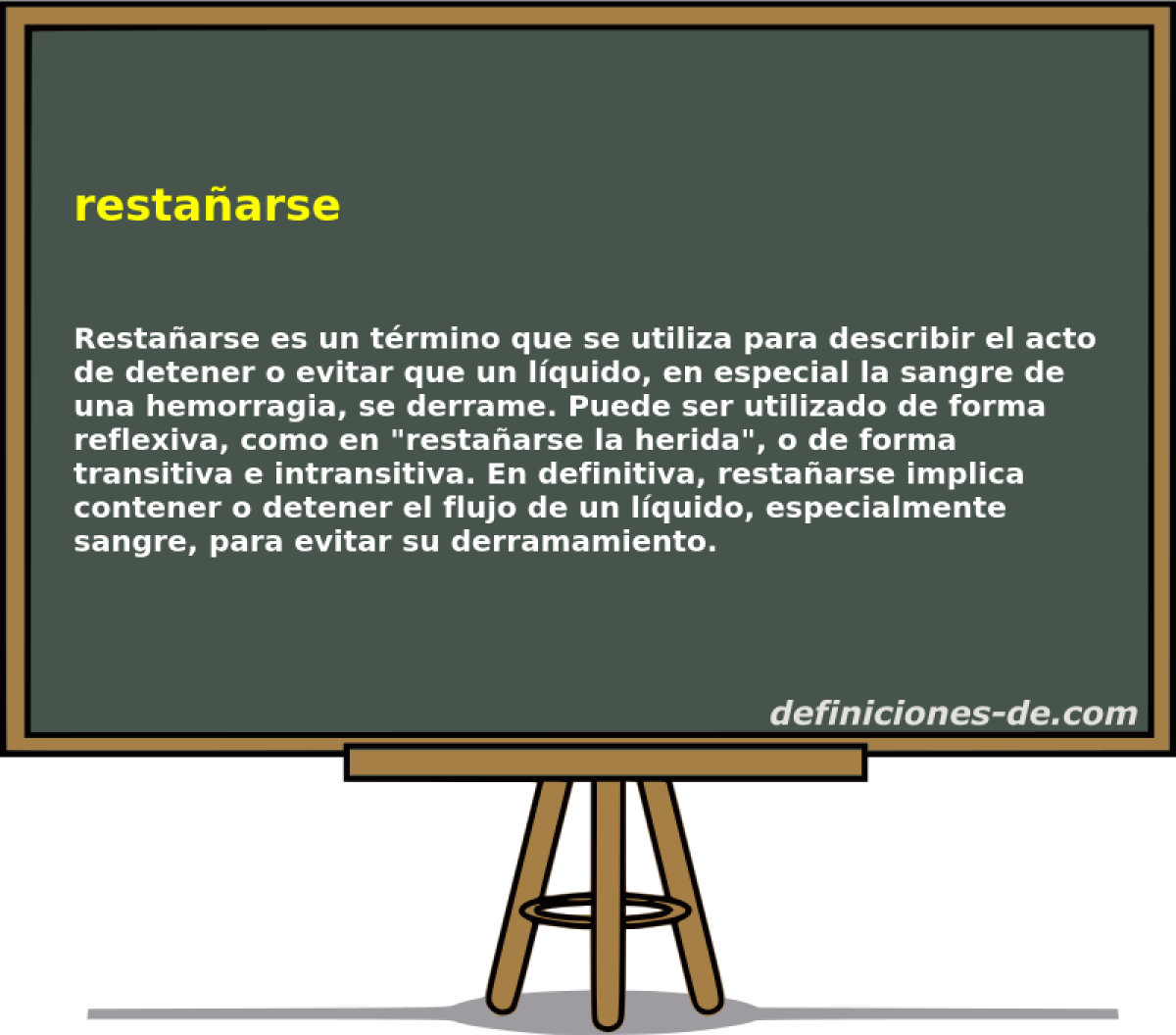 restañarse
