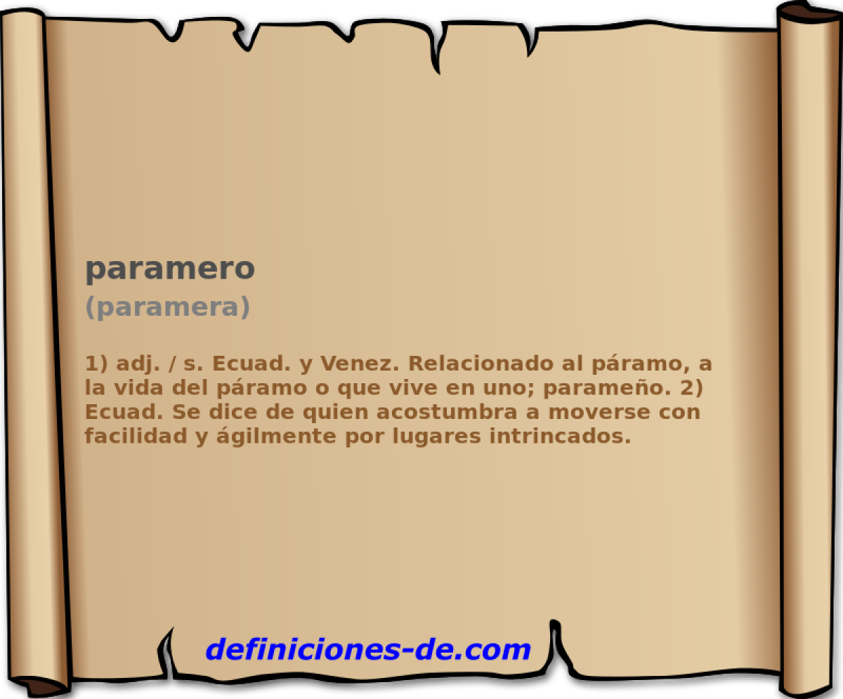 paramero (paramera)