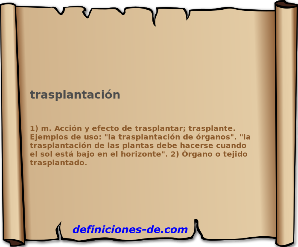 trasplantacin 