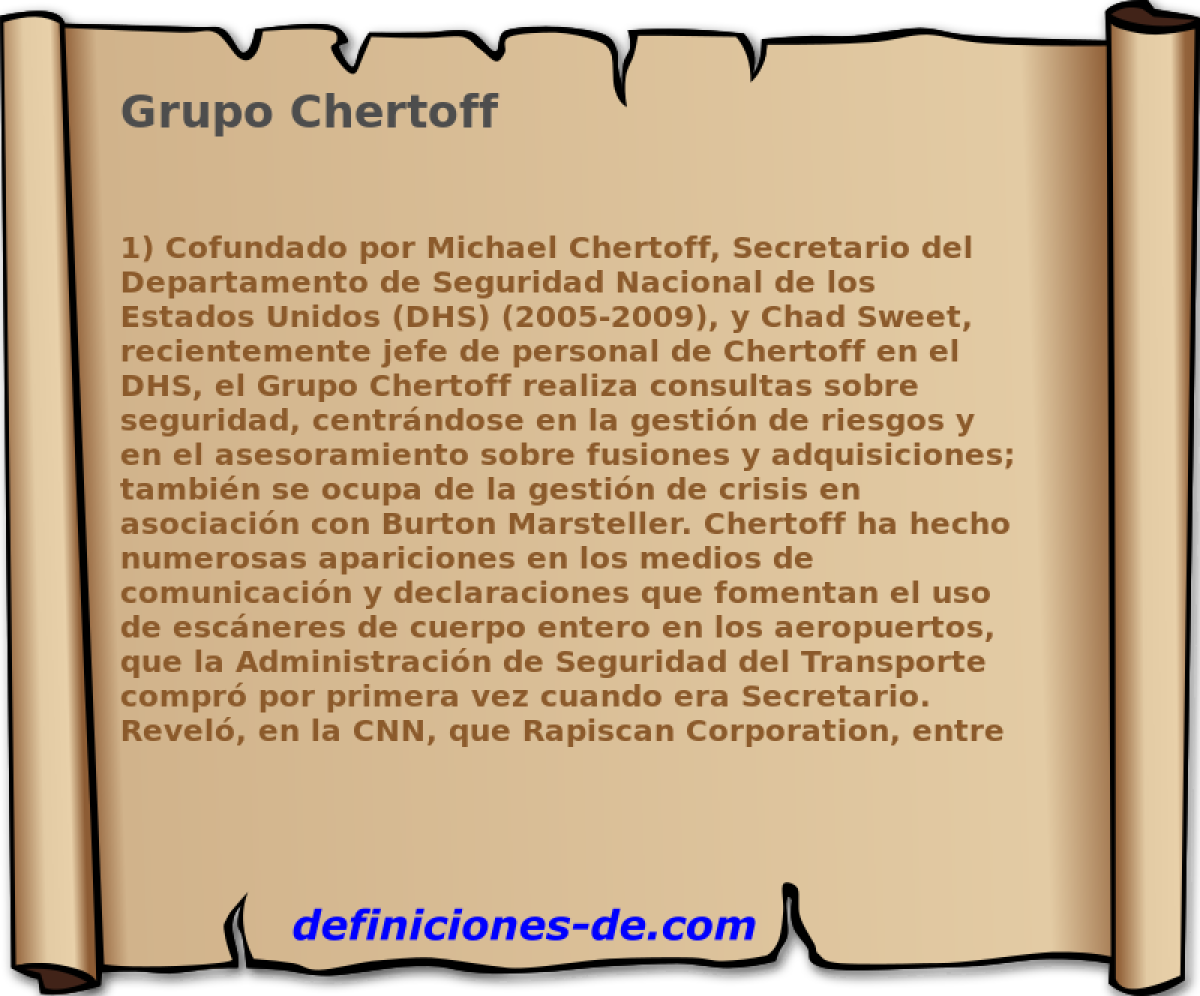Grupo Chertoff 