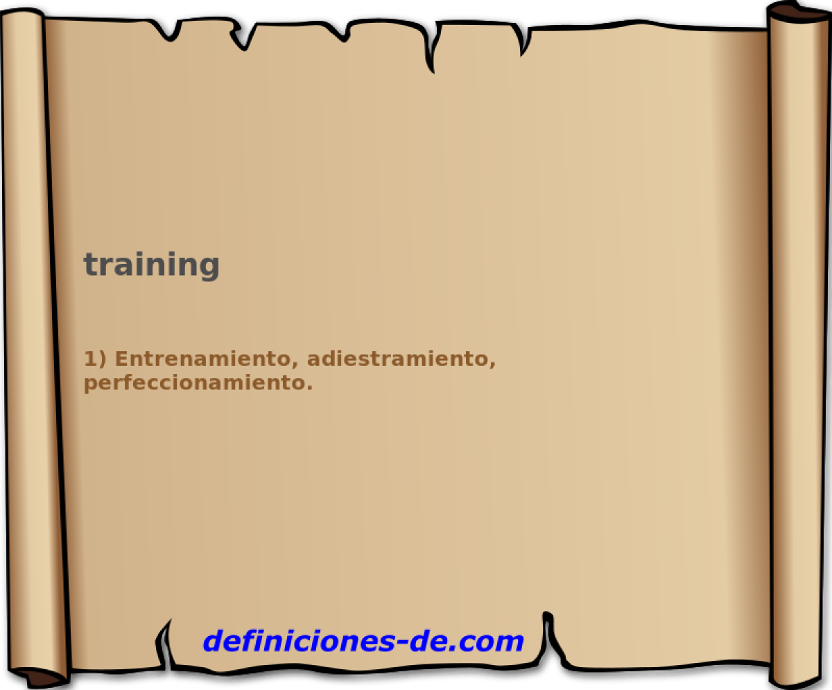 training 