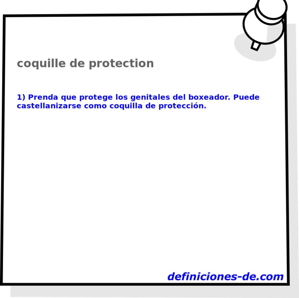coquille de protection 